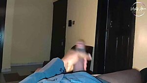 hot teen moaning loud in hotel room solo masturbation