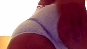 Big Pussy in Little Panties Dancing Close-Up Teasing Spreading Face Sitting Tattoo Ebony Thong