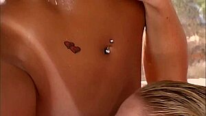 Shay and Julia Lick Lesbian Pussy with Big Tits Play!