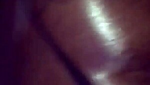 Fat ass bouncing in amateur college couple action. Black ebony wife joins the fun.