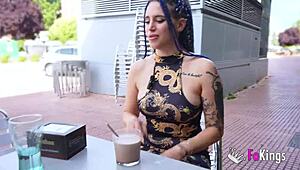 Hot venus lilith makes a dude cum twice in her intense first porno casting session