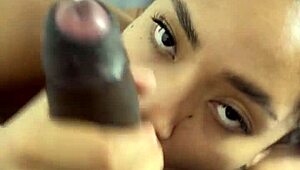 Amateur Couple's POV Blowjob on BBC!