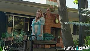 Big Boobs Redhead Milf Exposes Hairy Pussy!