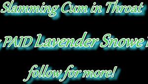 egyptian goddess gags loudly on intense throbbing cock!