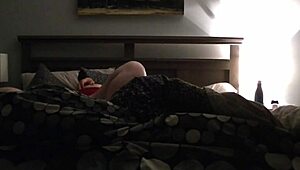 chubby couple's round three homemade sex with milf wife