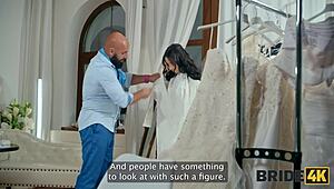 Bride4k Sexy Skinny Brunette Gave Her Young 18+ Body To A Wedding Salon Owner With A Huge Dick