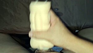 cum-filled fuck doll running inside