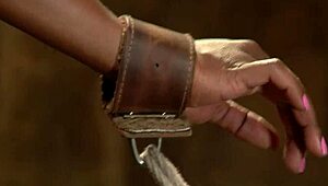 Bound Ebony Participant Undergoes Discipline In Restrictive Bondage Setup