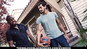 Tlbc features two black performers and one white chick, Karla Kush, in a group scene.