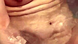 i watched my asian wife slowly wash in the bath before we got intimate, her nipples tempting me so much