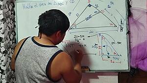 Calculate my x in this sexual mathematical triangle