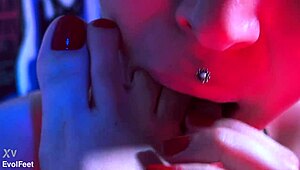 can you be my foot sucker? a pov exploration of feet with latina, blonde, and redhead women.