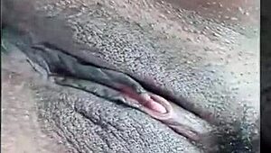 Wife Fingers Wet Pussy in POV Masturbation, Licking Hairy Beaver and Anal Fingering