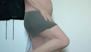 Carmen Nylonjunge Explores Full-Body Nylon Wear