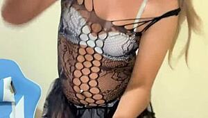 Transsexual Busty Woman with Maternal Milk Production