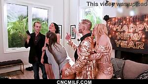 Hot milfs show they still can please their ex-husband - cncmilf