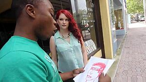 Caricature gone wrong starving artist gets fed black dick in florida