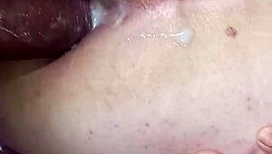 Blonde slut endures anal fucking, resulting in gaping ass