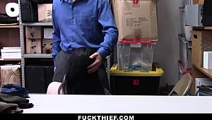 i-i pat down ten after she shoplifts, then fuck her hard