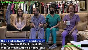 Nurse Fingers Patient's Ass During Exam!