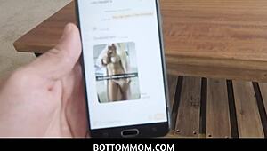 Dirty MILF Stepmom Sends Hot Pictures to Stepson
