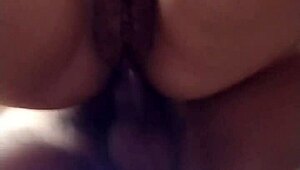 She got her round little ass fully analed