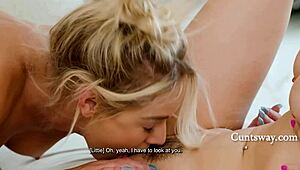 busty lesbian doc fucks patient during house visits 😘