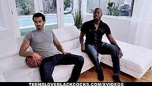 Tlbc features two black performers and one white chick, Karla Kush, in a group scene.