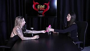 Watch Melina Khalifa's Naughty Interview Full of Fucking in Porn Cast Brazil Part 4 on Sheer Red!