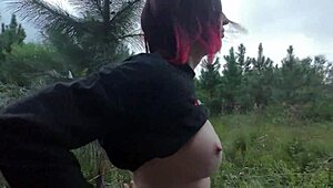 Amateurs With Big Tits In Outdoor Public Voyeur Scenes