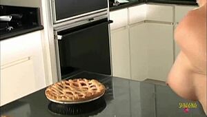 Vannessa Lane Gets Cake Smeared And Huge Dick In Her Ass.