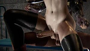 Double futa final fantasy 7 - yuffie cums inside tifa lockharts mouth