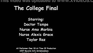 i'm the patient in this college final scene with taylor raz
