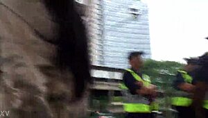 Candid Shots Of Jacket And Boots On The Train