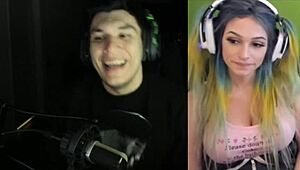Joycgee and Trainwrecks host live webcam show. It's full of exciting content