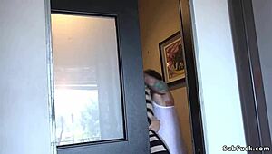 Busty Redhead Gets Double Penetration