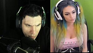 Joycgee and Trainwrecks host live webcam show. It's full of exciting content