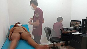 patient shows up for a massage but ends up getting fucked hard by the therapist