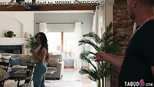 Huge Tits Arab Teacher On Indefinite Leave Gets Visited By Student's Stepdad.