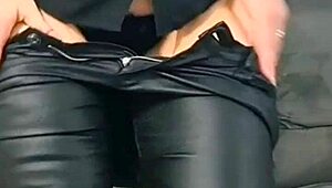 Mature woman compilation loving leather outfits