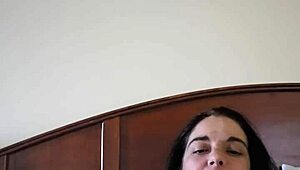 Petite Emy Angel loves groping herself