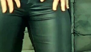 Mature woman compilation loving leather outfits