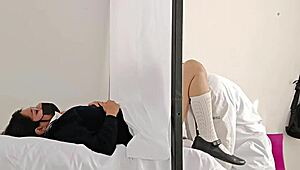 doctor fucks patient in hospital almost caught