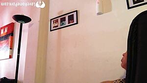 I watch the naughty babysitter tease her stunning body on webcam