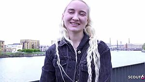 Skinny Blonde Teen Picked for Berlin Casting