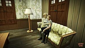 madrasta horny with enteado in bed - ep 1 - happy sims