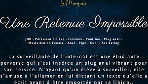 french femdom anal with audio, it's impossible to hold back the pleasure 😍