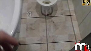 While My Husband Washed The Car I Went To The Gas Station Convenience Store Met A Cute Guy And Fucked In The Bathroom!