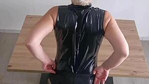 Mature woman compilation loving leather outfits