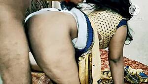 i fuked the indian desi maid, big tits bouncing in doggystyle pussy fucking